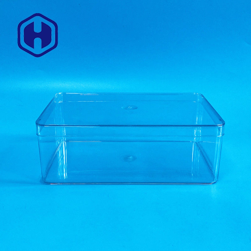 ১১৮০ মিলি পিইটি এককালীন প্যাকেজিং বক্স বড় আকারের আয়তক্ষেত্রাকার প্লাস্টিকের খাদ্য চকোলেট প্যাকেজিং বক্স