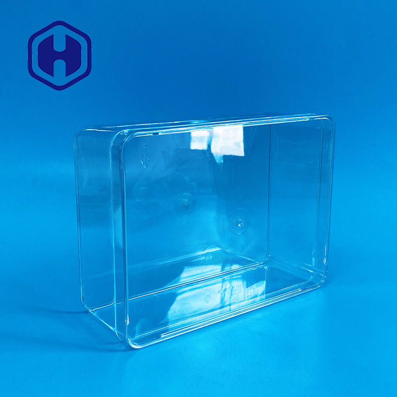 ১১৮০ মিলি পিইটি এককালীন প্যাকেজিং বক্স বড় আকারের আয়তক্ষেত্রাকার প্লাস্টিকের খাদ্য চকোলেট প্যাকেজিং বক্স