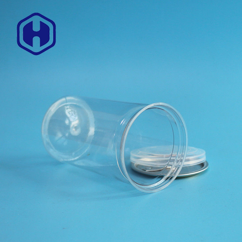 স্বচ্ছ পোষা প্রাণী খাদ্য ক্যান পোষা প্রাণী সহজ খোলা ক্যান প্লাস্টিক দক্ষ ক্যান শুকনো খাদ্য সঞ্চয় জন্য