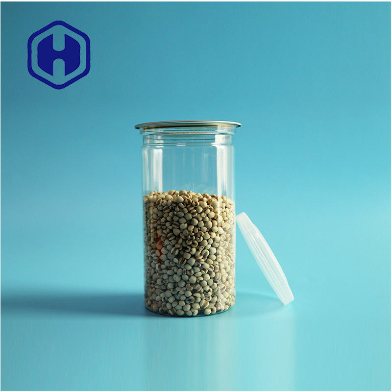 শুকনো স্বাস্থ্যকর বিড়াল কুকুর স্ন্যাক ফুড পাউডার 24oz প্রিমিয়াম পিইটি ক্যান বায়ুরোধী অ্যালুমিনিয়াম ঢাকনা সঙ্গে