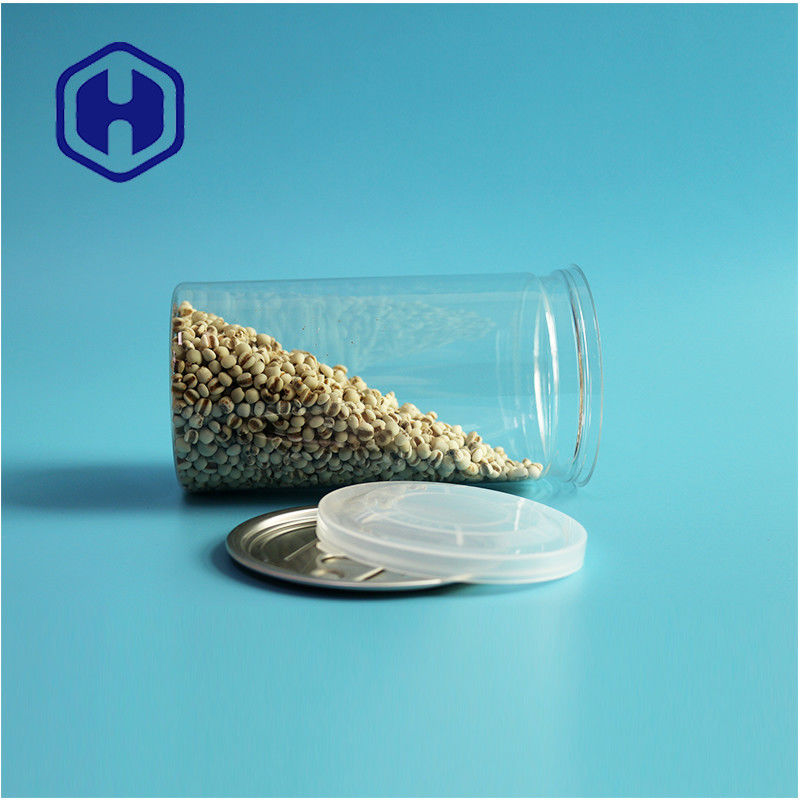 শুকনো স্বাস্থ্যকর বিড়াল কুকুর স্ন্যাক ফুড পাউডার 24oz প্রিমিয়াম পিইটি ক্যান বায়ুরোধী অ্যালুমিনিয়াম ঢাকনা সঙ্গে