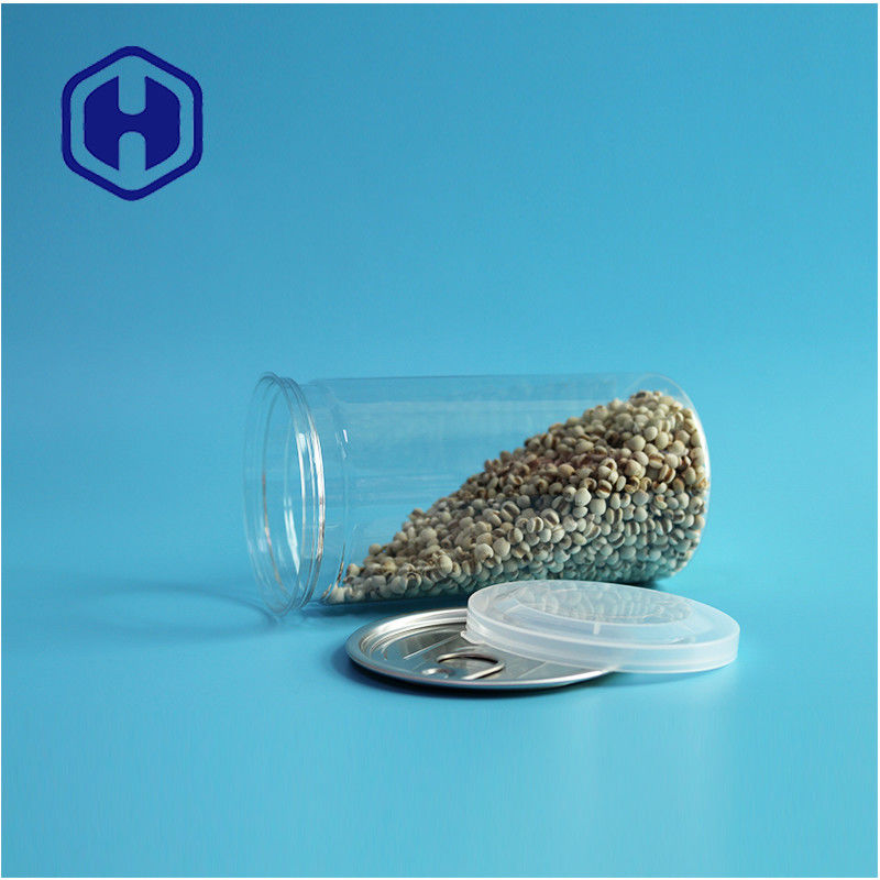 শুকনো স্বাস্থ্যকর বিড়াল কুকুর স্ন্যাক ফুড পাউডার 24oz প্রিমিয়াম পিইটি ক্যান বায়ুরোধী অ্যালুমিনিয়াম ঢাকনা সঙ্গে