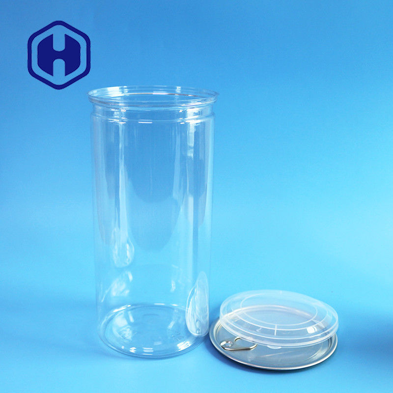 1380 মিলি পপকর্ন ফসল পরিষ্কার পিইটি ক্যানের সাথে প্রশস্ত মুখের সাথে সহজেই পূরণ এবং বিতরণ করার জন্য