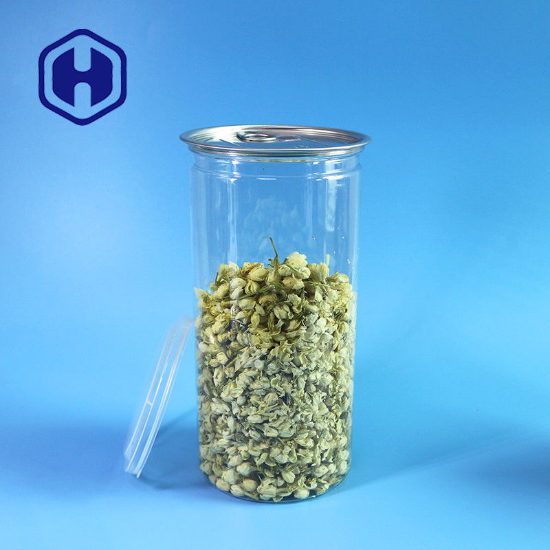 1380 মিলি পপকর্ন ফসল পরিষ্কার পিইটি ক্যানের সাথে প্রশস্ত মুখের সাথে সহজেই পূরণ এবং বিতরণ করার জন্য