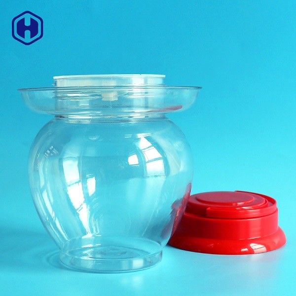 এয়ার হোল ক্যাপ ফাঁস প্রুফ প্লাস্টিকের জার 1080ML পিকল ফুড গ্রেড স্টোরেজ কনটেইনারগুলি