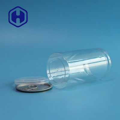 410ml 211# খাবার লিক প্রুফের জন্য সহজে খোলা খালি পরিষ্কার প্লাস্টিকের পোষা ক্যান