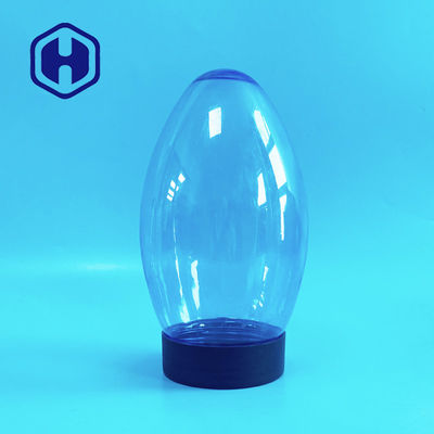 বাল্ক 1250ml ডিমের আকৃতি 42oz পেট জার প্যাকেজিং কাস্টম FSSC