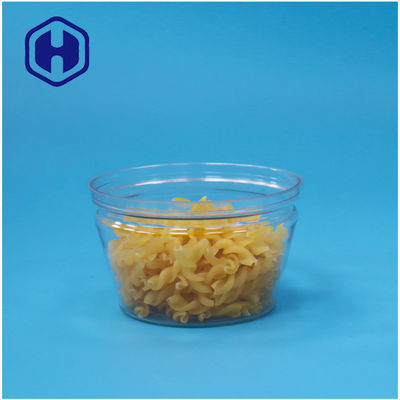 ছোট খাদ্য গ্রেড বাটি আকৃতি স্ট্যাকযোগ্য সহজ খোলা সমুদ্রের মাছ স্বচ্ছ পিইটি প্লাস্টিকের ক্যান