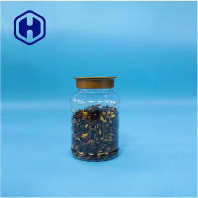 গোলাকার আকারের পরিষ্কার খাদ্য প্যাকেজিং প্লাস্টিকের বাদাম মাখন বিস্কুট মিষ্টি জার