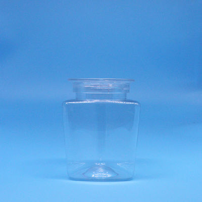 খাদ্য গ্রেড কুকিজ খাদ্য মিষ্টি ত্রিভুজ আকৃতি PET প্লাস্টিক স্বচ্ছ জার স্বচ্ছ ঢাকনা