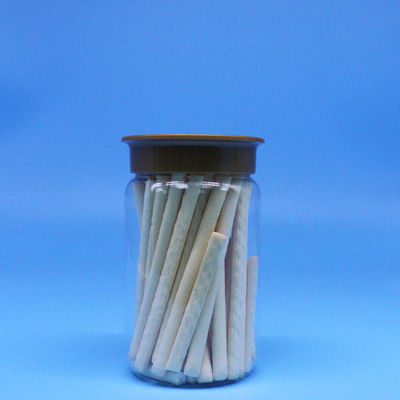 ক্যান্ডি বিস্কুট পিইটি প্লাস্টিকের বাদাম খাদ্য উচ্চ বৃত্তাকার স্বচ্ছ জার স্ক্রু ফ্ল্যাট ক্যাপ