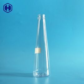 লম্বা পুনর্ব্যবহারযোগ্য সস PET বোতল 10oz প্লাস্টিক তরল ধারক
