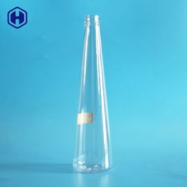 PET স্বচ্ছ খালি সস PET বোতল প্যাগোডা আকৃতি 264MM উচ্চতা