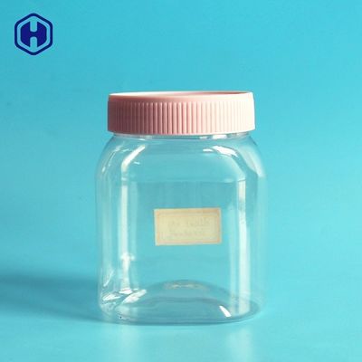 চিনাবাদাম মাখন চকোলেট প্যাকেজিংয়ের জন্য 360ML লিক প্রুফ প্লাস্টিকের জার ar
