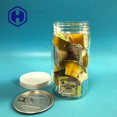 পপ কর্ন বাদাম কফি বিনস স্ক্রু ক্যাপ সহ প্রুফ প্লাস্টিকের জার