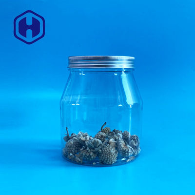 কনজাক জেলি আঠালো বিড়াল কুকুর স্ন্যাকস ক্র্যাকার্সের জন্য 900ml 30oz খালি পরিষ্কার প্লাস্টিকের জার