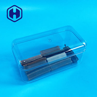 পিইটি ডেজার্ট ক্যান্ডি কুকি ট্রিট স্কয়ার প্লাস্টিক বক্স রান্নাঘরের DIY প্যাকিংয়ের জন্য