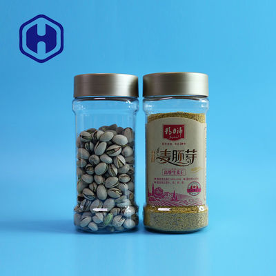 1000ml 34oz খালি ফুড ক্লিয়ার প্লাস্টিক জার এবং স্ক্রু টপ ঢাকনা