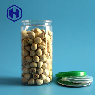 211# 440ml ক্লিয়ার প্লাস্টিকের ক্যান বীজ চকলেট বিস্কুট বার ইজি ওপেন এন্ড পিইটি ক্যান