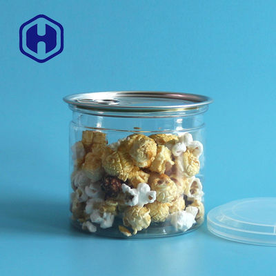 শুকনো শুয়োরের মাংস বিফ জার্কি ক্লিয়ার প্লাস্টিক ক্যান লিক প্রুফ 540ml 99mm