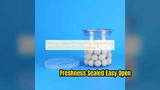 সামুদ্রিক খাবার এবং ক্যান্ডি প্যাকেজিংয়ের জন্য 220 মিলি পিইটি ক্যানিস্টার