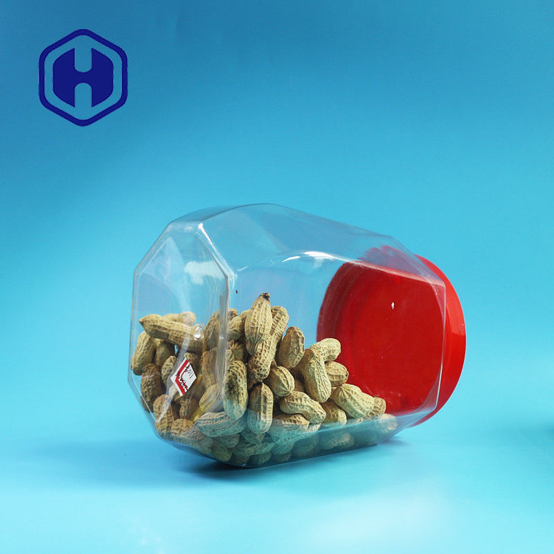 স্ক্রু ঢাকনা ওয়াইড মাউথ সহ 2480ml বড় সাইজের লিক প্রুফ প্লাস্টিক জার