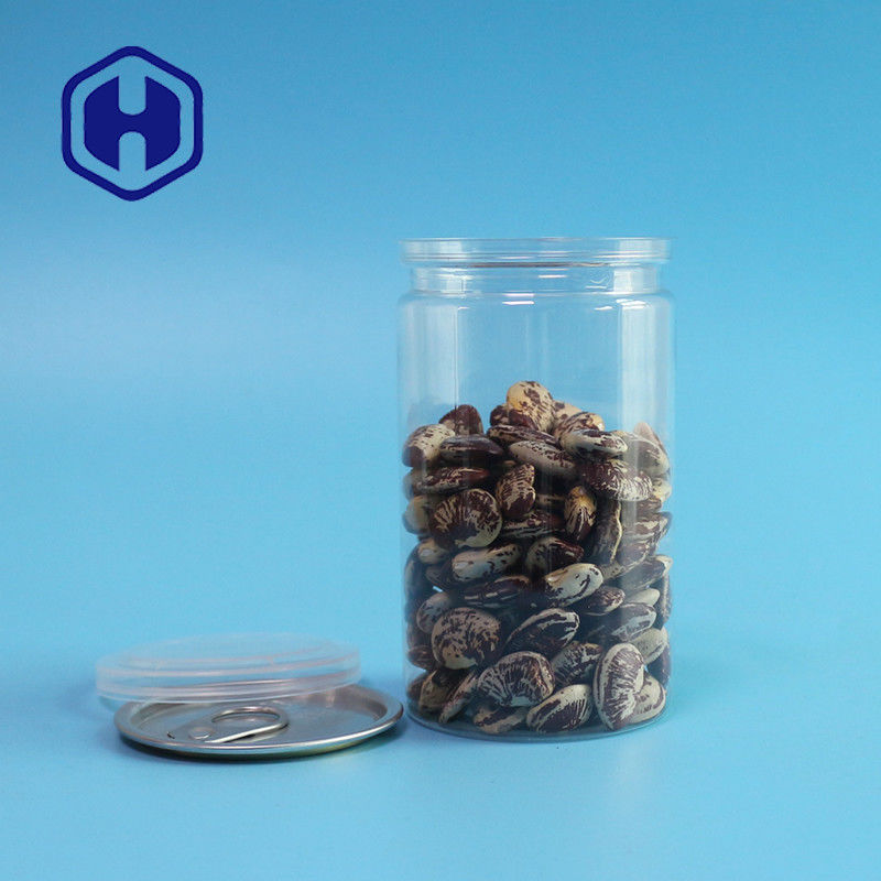 410ml 211# খাবার লিক প্রুফের জন্য সহজে খোলা খালি পরিষ্কার প্লাস্টিকের পোষা ক্যান