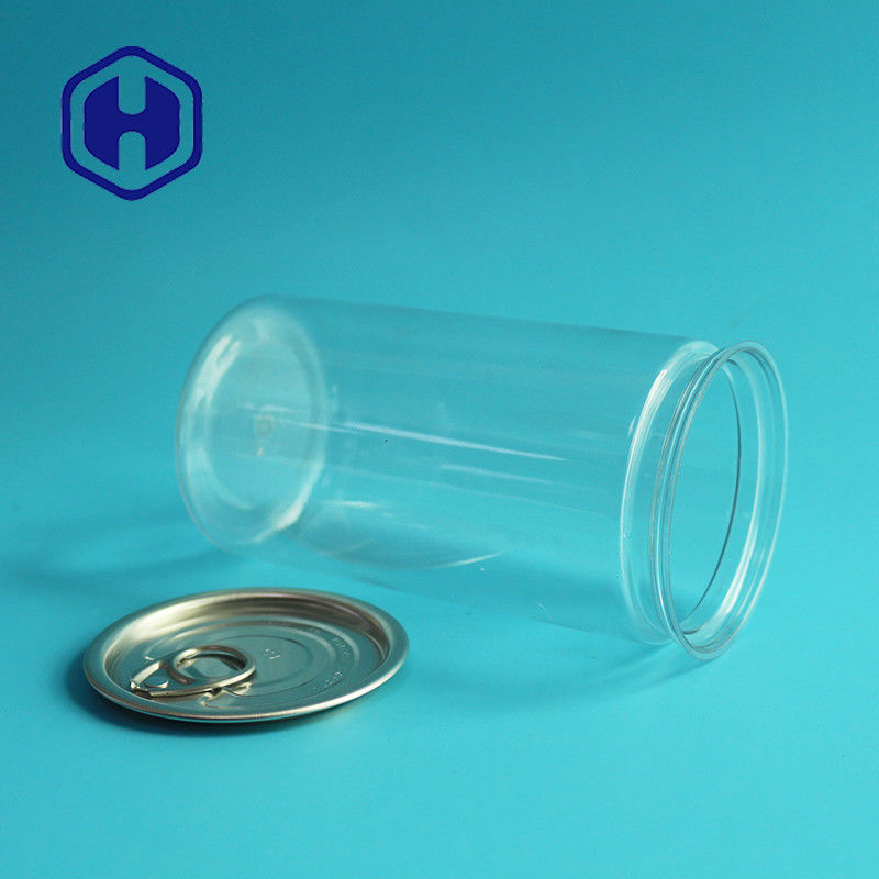 Bpa ফ্রি খালি 418ml PET ক্যান ফুল ওপেন এন্ড স্লিম ফুড ক্যানিংয়ের জন্য