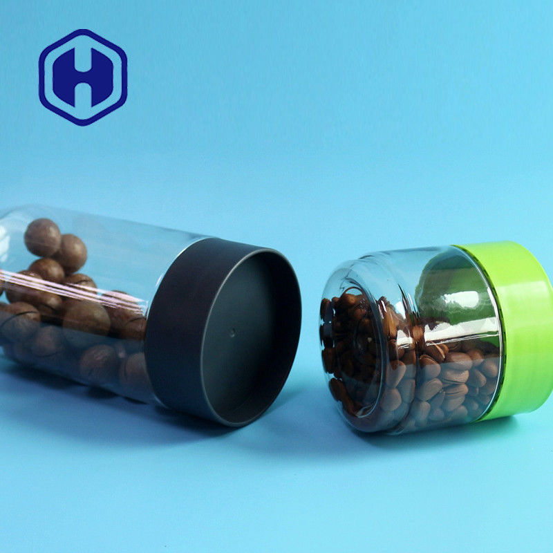 438ml 998ml গোলাকার প্লাস্টিকের জার 168mm উচ্চতা কাস্টমাইজ রঙ