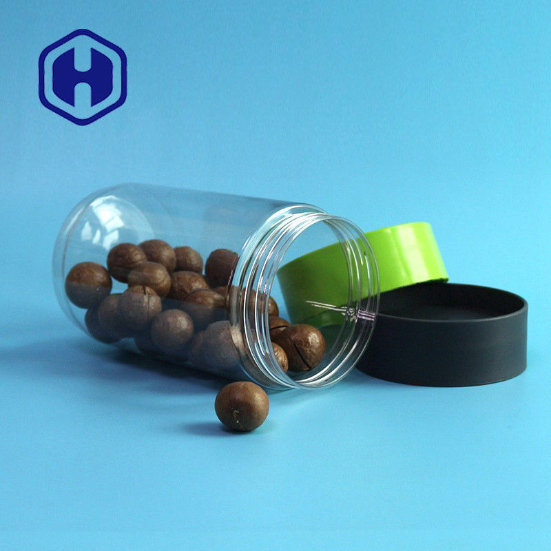 438ml 998ml গোলাকার প্লাস্টিকের জার 168mm উচ্চতা কাস্টমাইজ রঙ