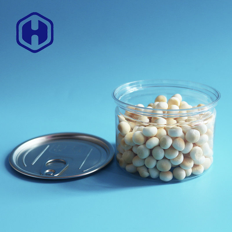 ক্যাট ডগ ট্রিট বিস্কুট প্লাস্টিক ইজি ওপেন ক্যান সঙ্গে পোষ্য খাদ্য গোলাকার 250 মিলি 60 মিমি উচ্চতা