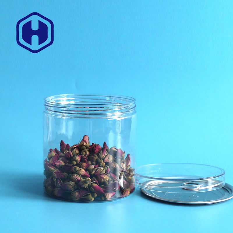 ওয়াইড মাউথ 309# 740ml টিনজাত খাবার PET প্লাস্টিক ক্যান অ্যালুমিনিয়াম Eoe স্ক্রু ক্যাপ সহ