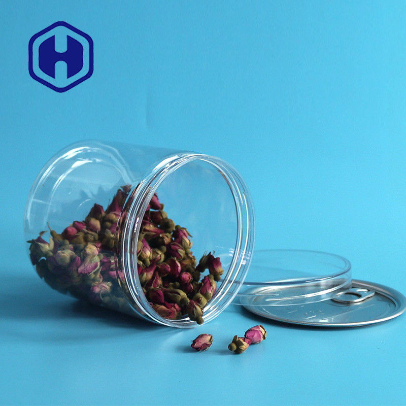 ওয়াইড মাউথ 309# 740ml টিনজাত খাবার PET প্লাস্টিক ক্যান অ্যালুমিনিয়াম Eoe স্ক্রু ক্যাপ সহ