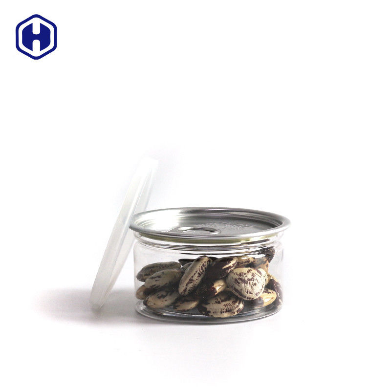 বায়ুরোধী ফুটোপ্রমাণ স্বচ্ছ পোষা প্রাণী সহজ খোলা ক্যান প্লাস্টিক / পোষা প্রাণী সহজ খোলা ক্যান সস জন্য