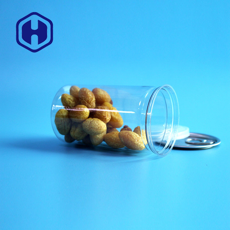 ৩৬০ মিলি ১২ ওনস শুকনো ফল মশলা বায়ুরোধী ফাঁস প্রতিরোধী প্লাস্টিকের ক্যান সহজে খোলা ক্যাপ