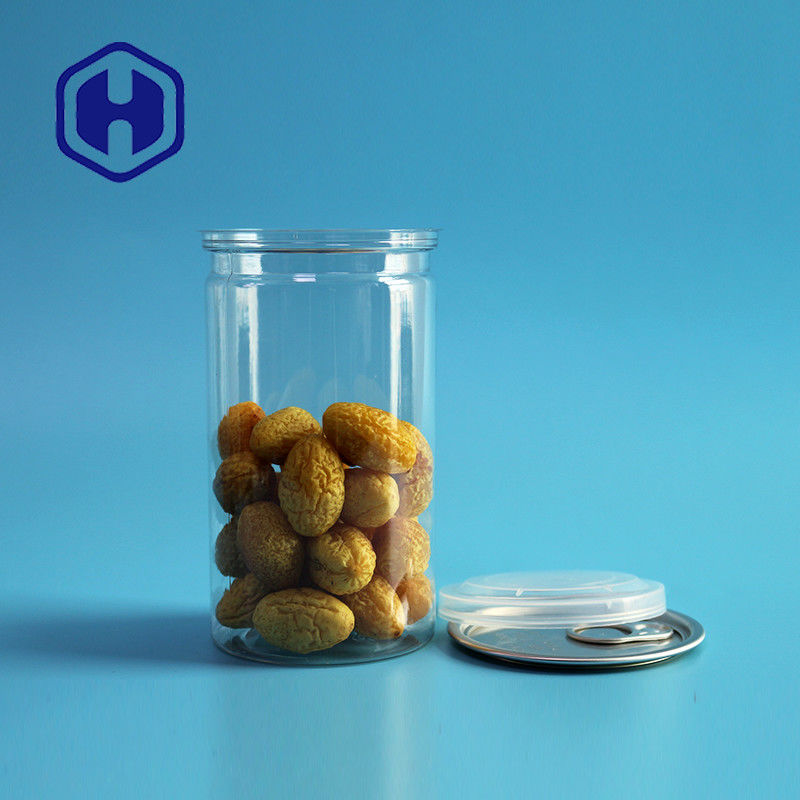 ৩৬০ মিলি ১২ ওনস শুকনো ফল মশলা বায়ুরোধী ফাঁস প্রতিরোধী প্লাস্টিকের ক্যান সহজে খোলা ক্যাপ