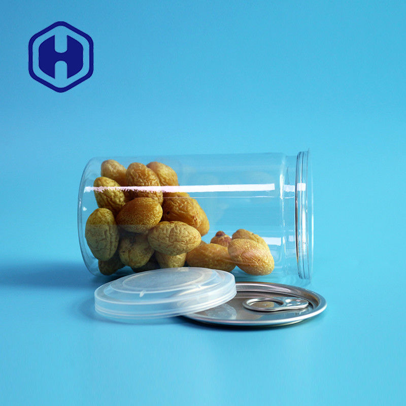 ৩৬০ মিলি ১২ ওনস শুকনো ফল মশলা বায়ুরোধী ফাঁস প্রতিরোধী প্লাস্টিকের ক্যান সহজে খোলা ক্যাপ