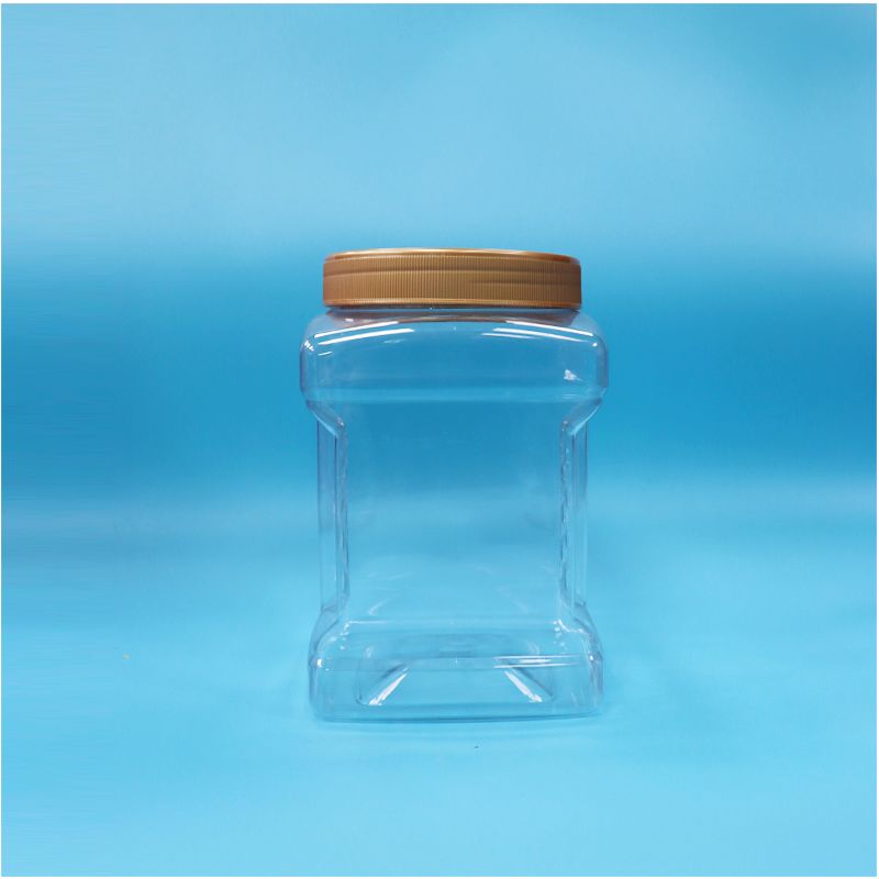 স্বচ্ছ স্ক্রু ঢাকনা গ্রিপ ফুড গ্রেড পিইটি জার, কাটা নোরি শুকনো লাল বেরি বাদামের জন্য