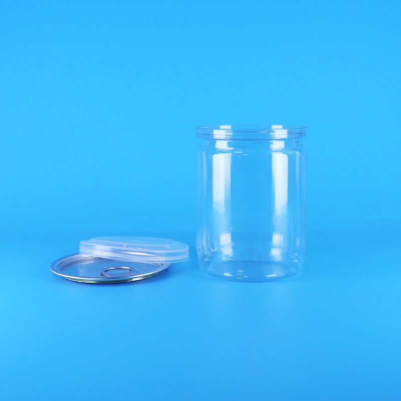 জৈব বন্য জঙ্গলের চিনাবাদাম শুকনো খাবার সহজে খোলা যায় এমন প্রান্তযুক্ত প্লাস্টিকের টিউব স্বচ্ছ PET পপকর্ন ক্যান