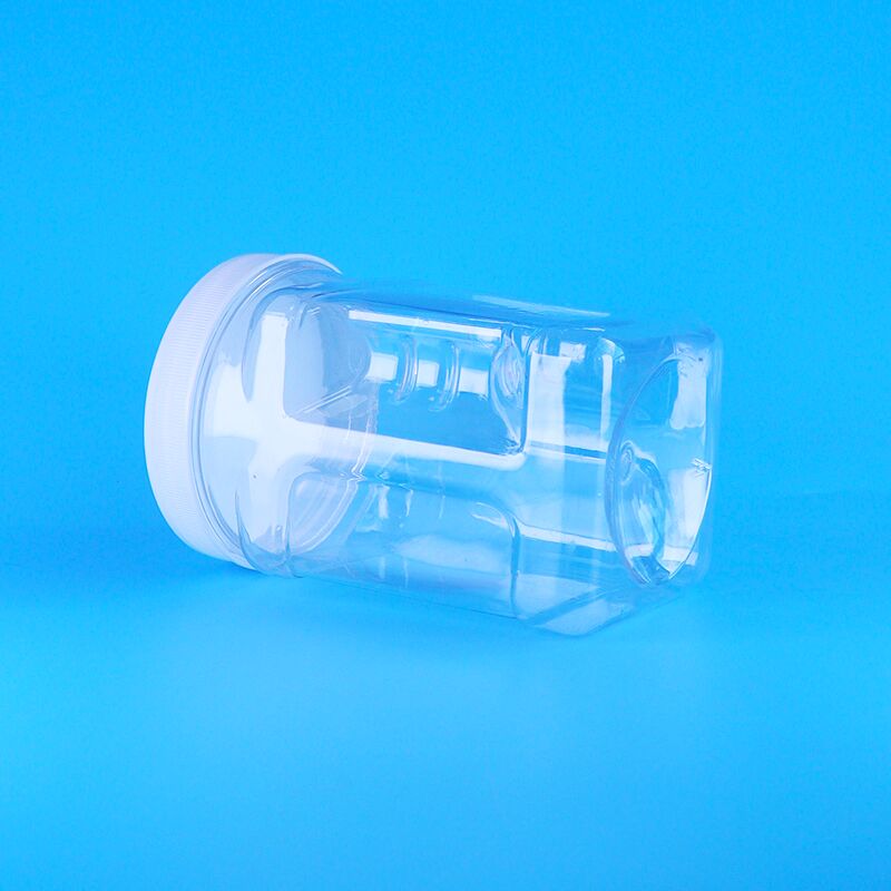 এমন স্লাইস ক্রেনবেরি কুকিজ শুকনো ক্যালমার পিইটি স্বচ্ছ প্লাস্টিকের স্ক্রু ক্যাপ গ্রিপ জার খাদ্য গ্রেড