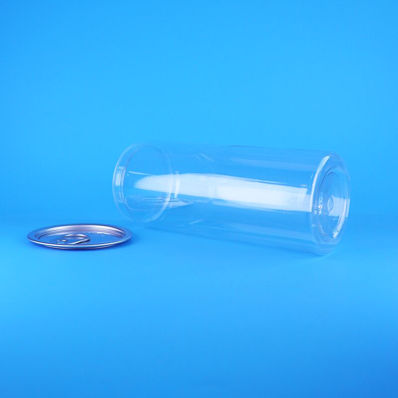 উচ্চ মানের ভাল সিলিং সহজ খোলা ঢাকনা পরিষ্কার পিইটি প্লাস্টিক পানীয় সোডা ক্যান