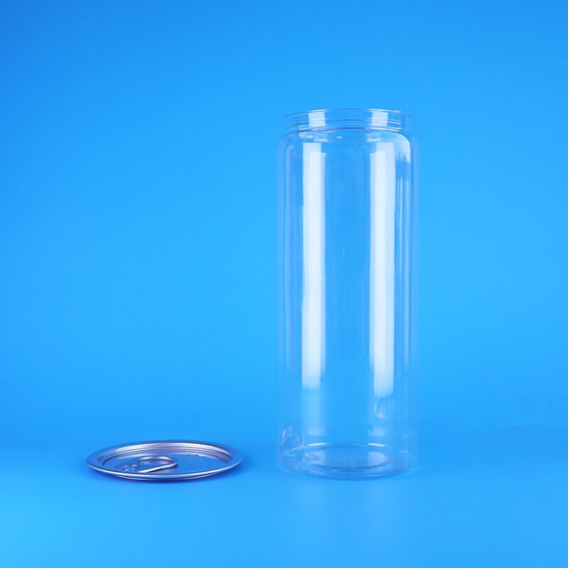 সহজ খোলা ঢাকনা সহ পরিষ্কার পিইটি প্লাস্টিকের প্যাকেজিং জার পানীয়ের জন্য খাদ্য গ্রেড ফুড প্রুফ