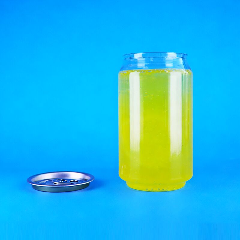 330ml সহজ খোলা ঢাকনা পিইটি প্লাস্টিকের ক্যান - খাদ্য গ্রেড প্যাকেজিং জার বেকিং এবং স্ন্যাক্স জন্য