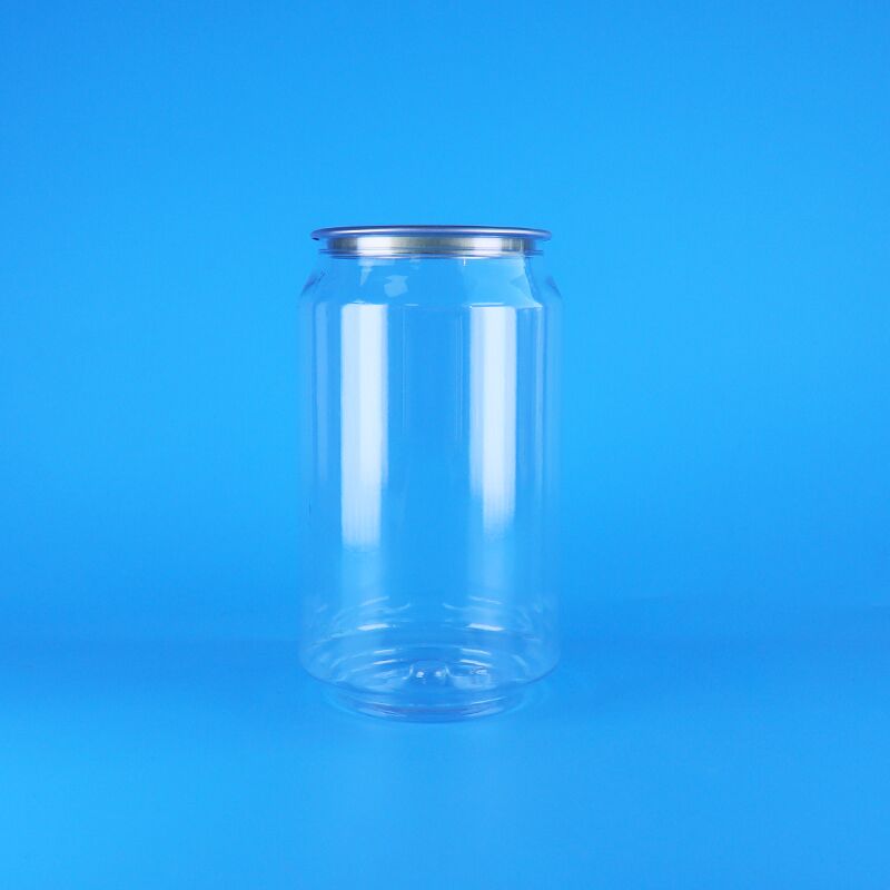 330ml সহজ খোলা ঢাকনা পিইটি প্লাস্টিকের ক্যান - খাদ্য গ্রেড প্যাকেজিং জার বেকিং এবং স্ন্যাক্স জন্য