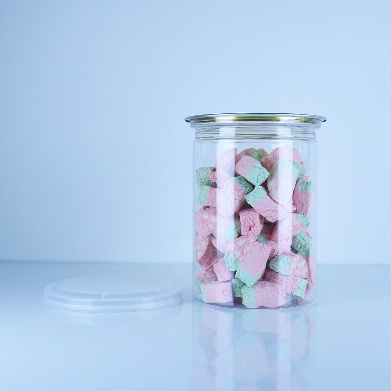 Transparent Food Storage PET Cans For Cake Dried Food Fruits Tarts Food Safe Easy Open Lid