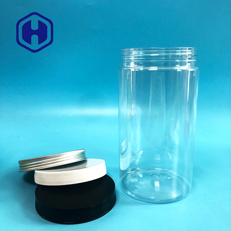 পপ কর্ন বাদাম কফি বিনস স্ক্রু ক্যাপ সহ প্রুফ প্লাস্টিকের জার