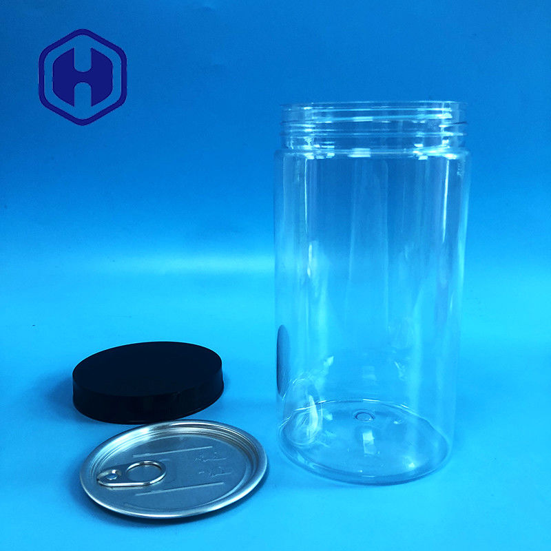 পপ কর্ন বাদাম কফি বিনস স্ক্রু ক্যাপ সহ প্রুফ প্লাস্টিকের জার