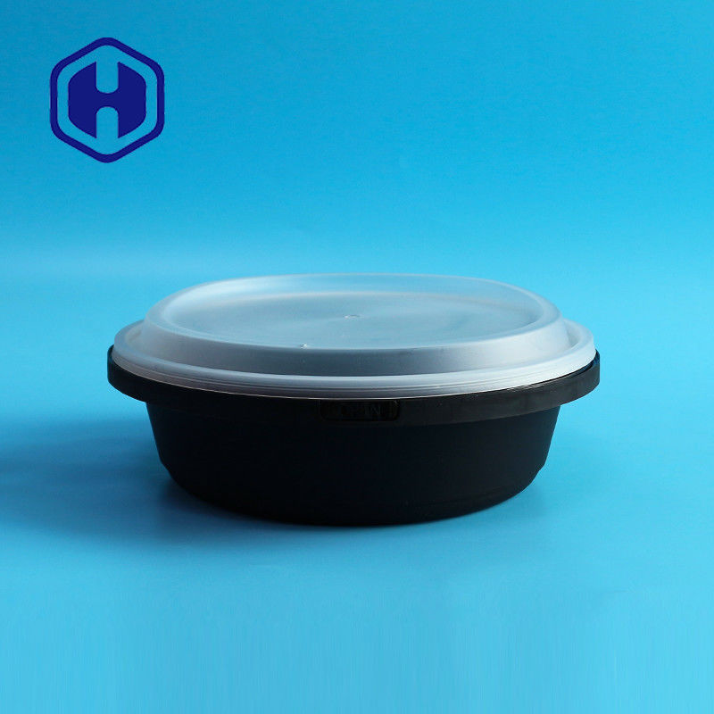 হেভি ডিউটি ​​কোল্ড হট ফুড প্লাস্টিক লাঞ্চ বাটি এয়ারটাইট 37oz খাবার প্রস্তুতি কনটেইনার নিন