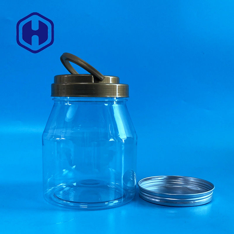 কনজাক জেলি আঠালো বিড়াল কুকুর স্ন্যাকস ক্র্যাকার্সের জন্য 900ml 30oz খালি পরিষ্কার প্লাস্টিকের জার