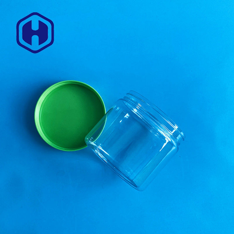 কুকিজ মিষ্টির জন্য পেট চওড়া মুখ ফুটো প্রুফ প্লাস্টিক জার 450ml 15oz